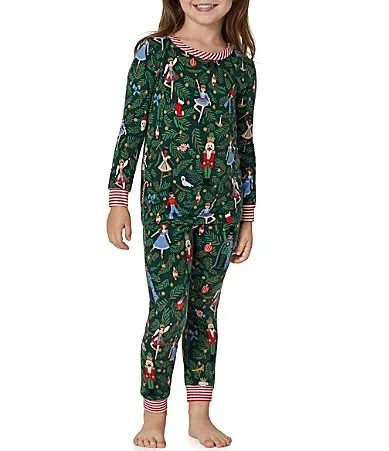 Long Sleeve Rifle Paper Co. Nutcracker Pajama Set by Bedhead
