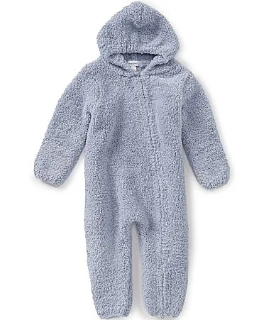 Long Sleeve Chenille Hooded Romper by Angel Dear