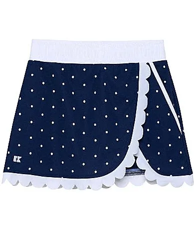 Polka Dot Scalloped Skort by Courtside Kids