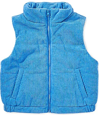 Corduroy Puffer Vest by GB