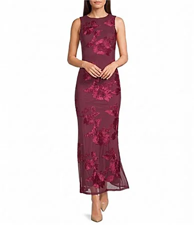 Soutache Sleeveless Long Dress by Allison & Kelly
