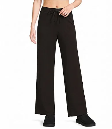 Half Moon Scuba Knit Drawstring Tie Coordinating Lounge Pants by Modern Movement
