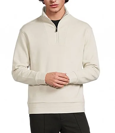 Liquid Luxury Classic Fit Neoprene Quarter Zip Jacket