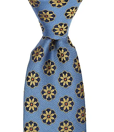 Dewport Flower Traditional Tie by Ted Baker