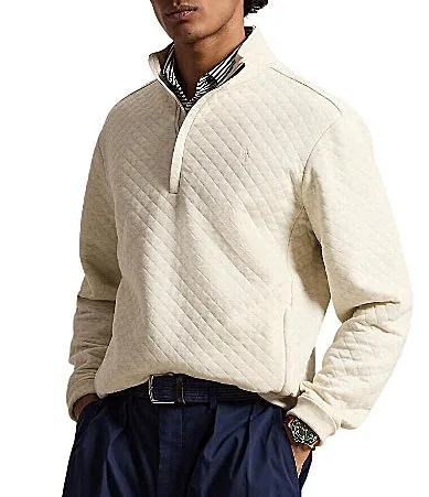 Polo Ralph Lauren RLX Golf Quilted Double Knit Quarter Zip Pullover by Polo Ralph Lauren
