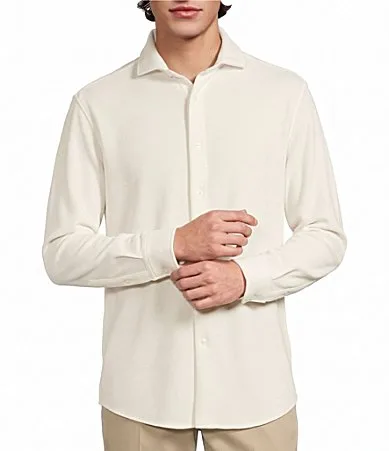 Weekend Edit Waffle Coat Front Shirt by Murano