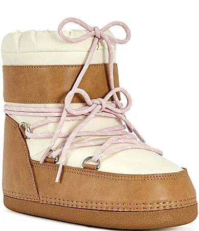 Gravity Color Block Platform Winter Booties by Azalea Wang