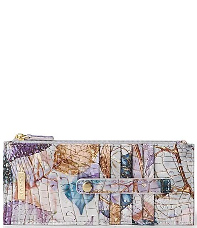 Frosted Melbourne Collection Credit Card Wallet by Brahmin