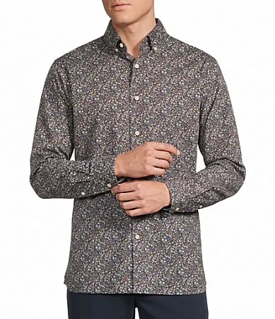 Blue Label Liberty Floral Print Long Sleeve Woven Shirt by Cremieux