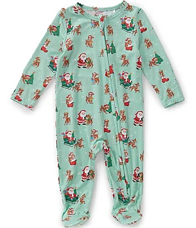 Vintage Reindeer Footed Coverall by Angel Dear