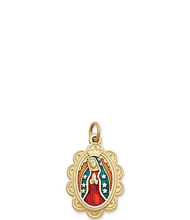 14K Enamel Virgin of Guadalupe Charm by James Avery
