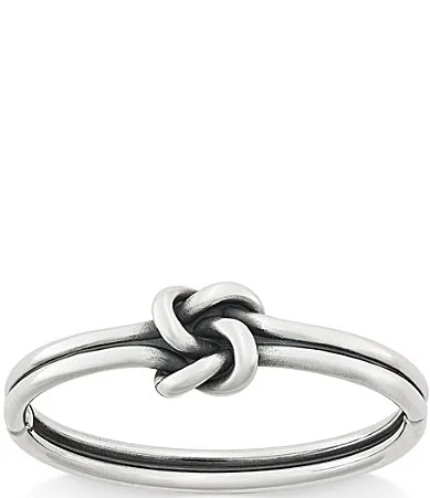 Original Lovers Knot Sterling Silver Hinge Bracelet by James Avery