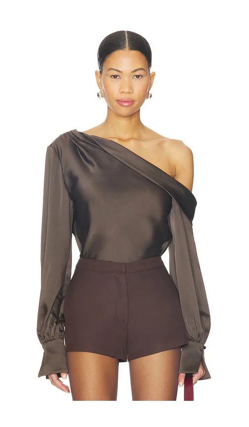 Alice One Shoulder Top by Simkhai