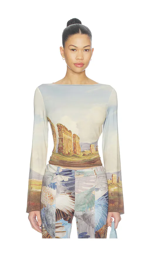 Tyler McGillivary Thea Long Sleeve Top by Tyler Mcgillivary