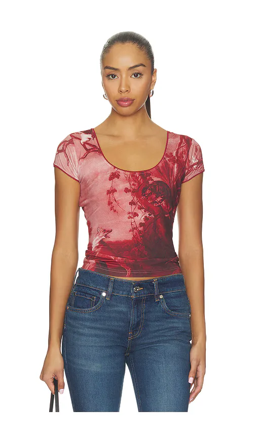 Tyler McGillivary Zora Scoop Tee by Tyler Mcgillivary