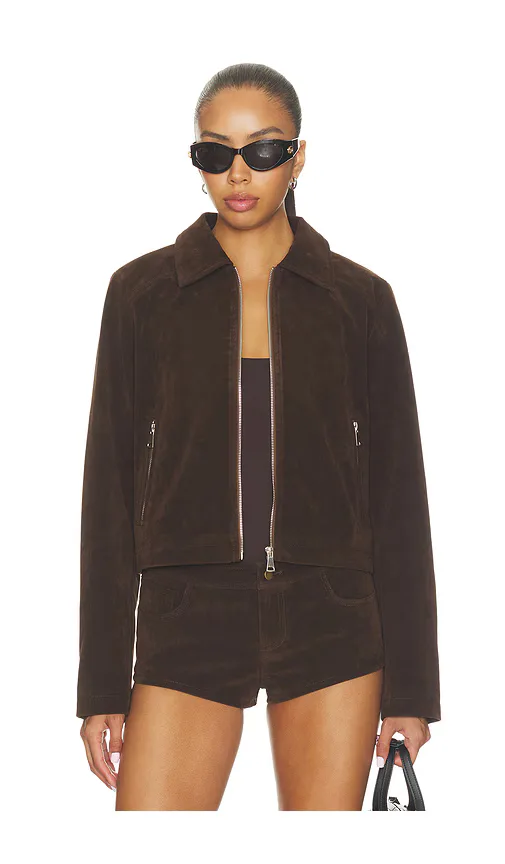 Superdown Frannie Faux Suede Jacket by Superdown