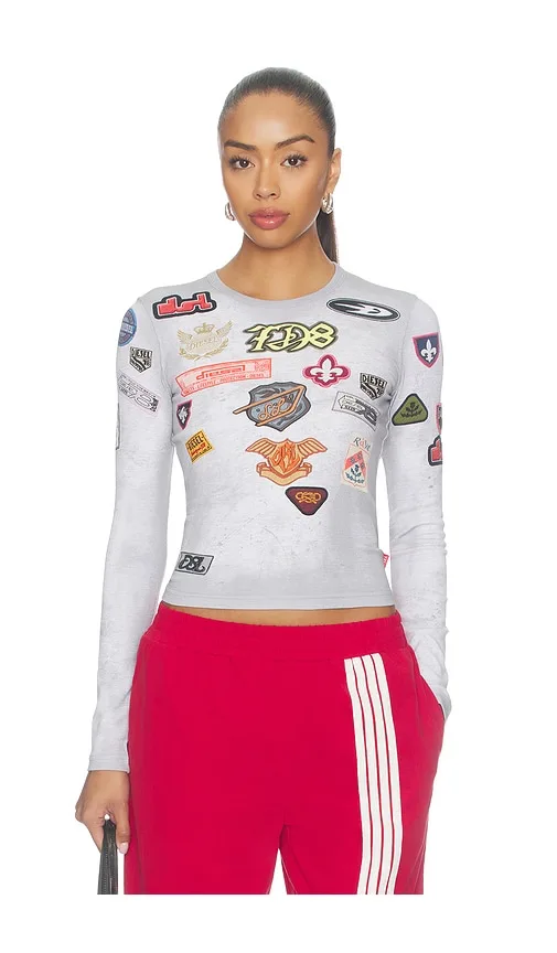 Tele Long Sleeve T-Shirt by Diesel