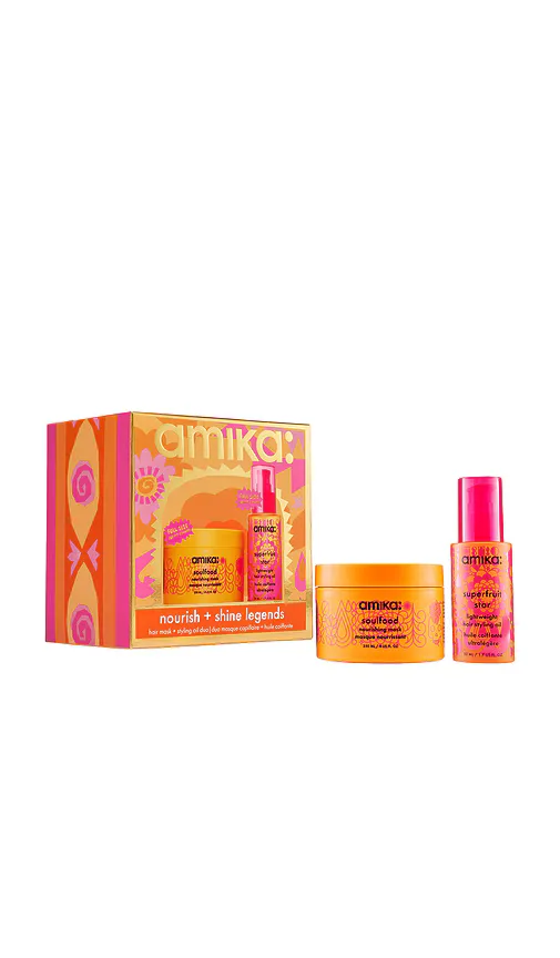 Nourish + Shine Legends Mask + Hair Oil Set by Amika