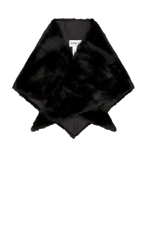Cassi Faux Fur Scarf by STAND STUDIO