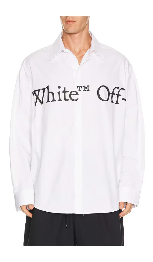 Bookish Scarf Poplin Overshirt by Off-White