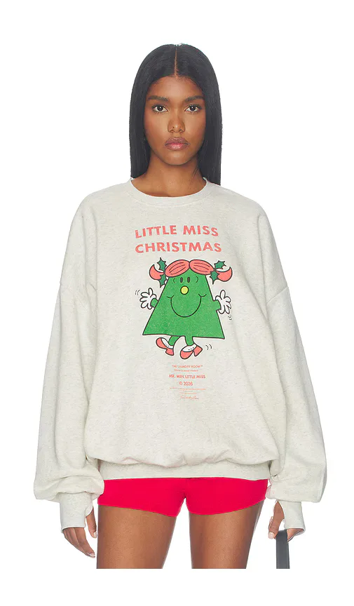 Little Miss Christmas Jump Jumper Sweatshirt by The Laundry Room