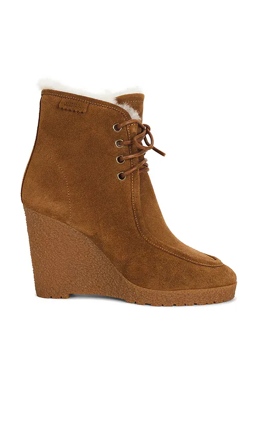 Cylia Shearling Wedge Boot by Isabel Marant