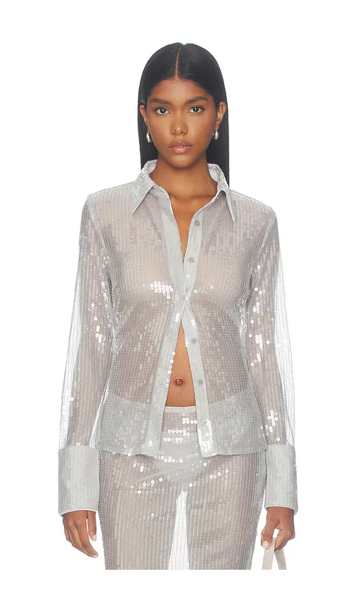 Makayla Button Up Top by Superdown