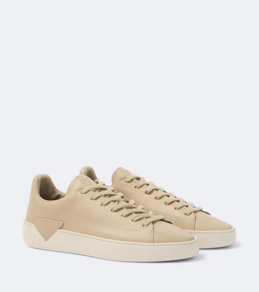 Court Leather Sneakers by Prada