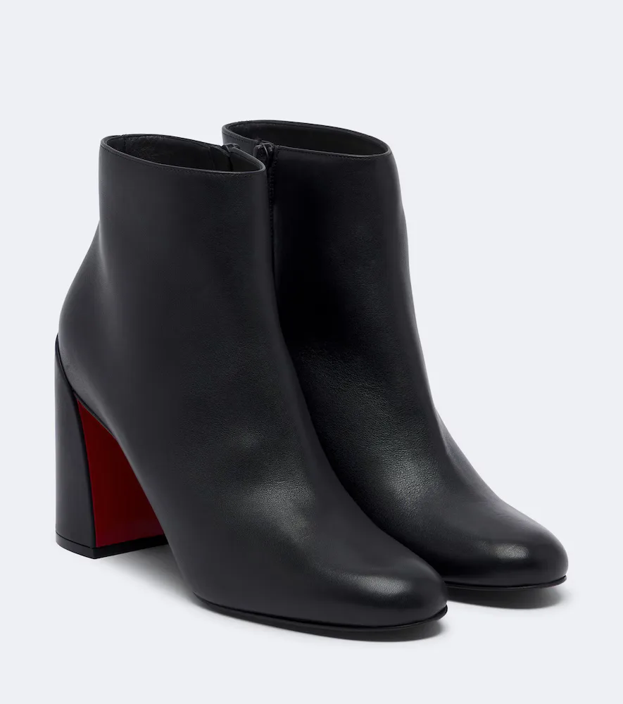Jane Leather Ankle Boots by Christian Louboutin