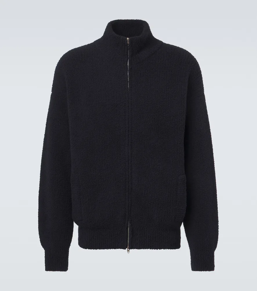 Suvretta Wool-Blend Zip-Up Cardigan by Umit Benan