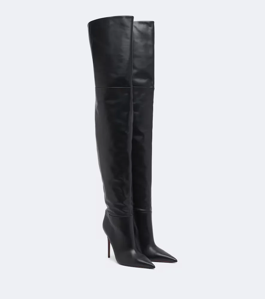 Vera Leather Over-The-Knee Boots by Paris Texas