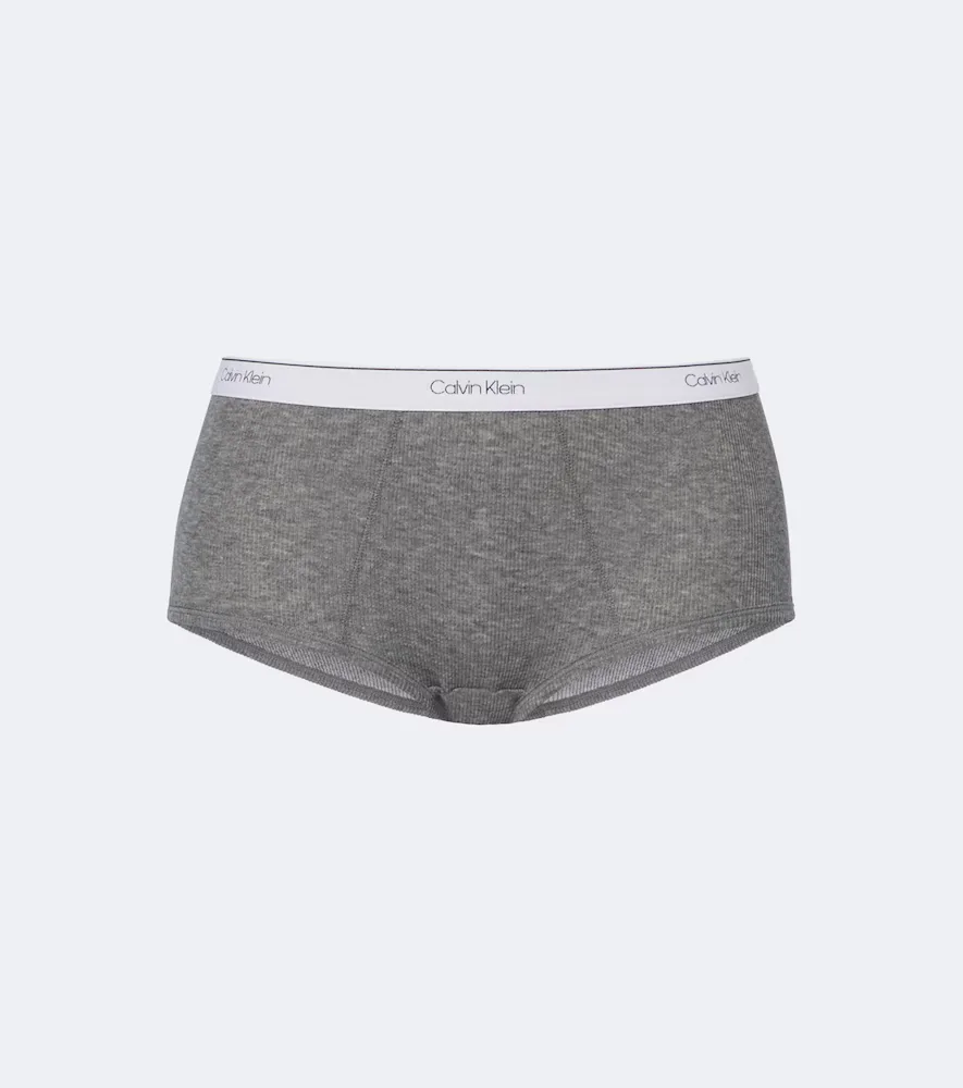 Thas Ribbed-Knit Cotton-Blend Briefs by Calvin Klein