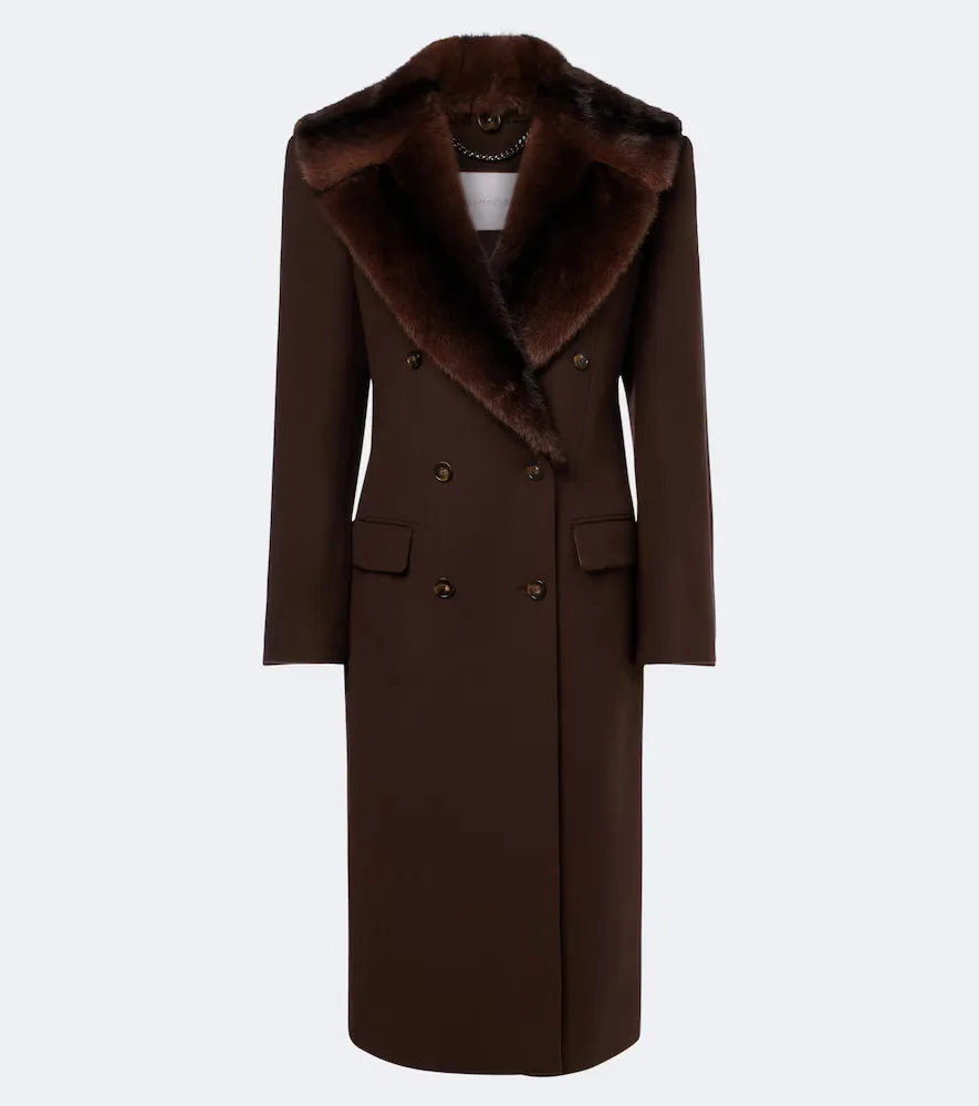 Double-Breasted Wool Coat