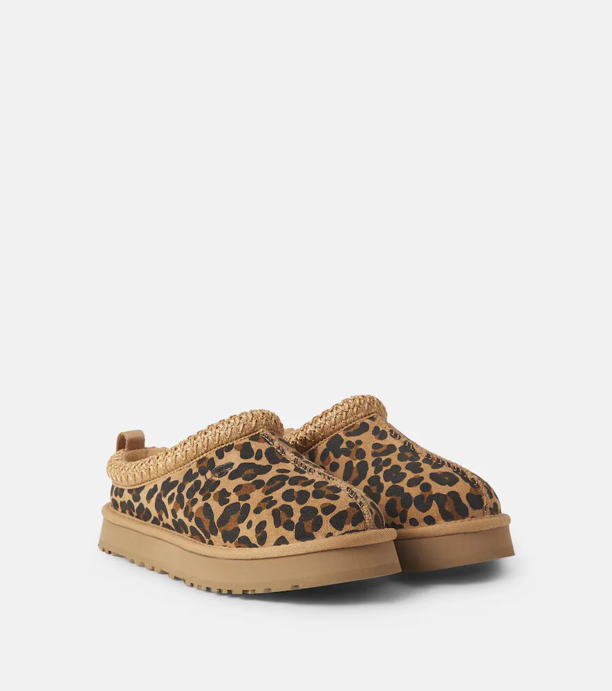 Tazz Shearling-Lined Suede Slip-On Shoes by UGG