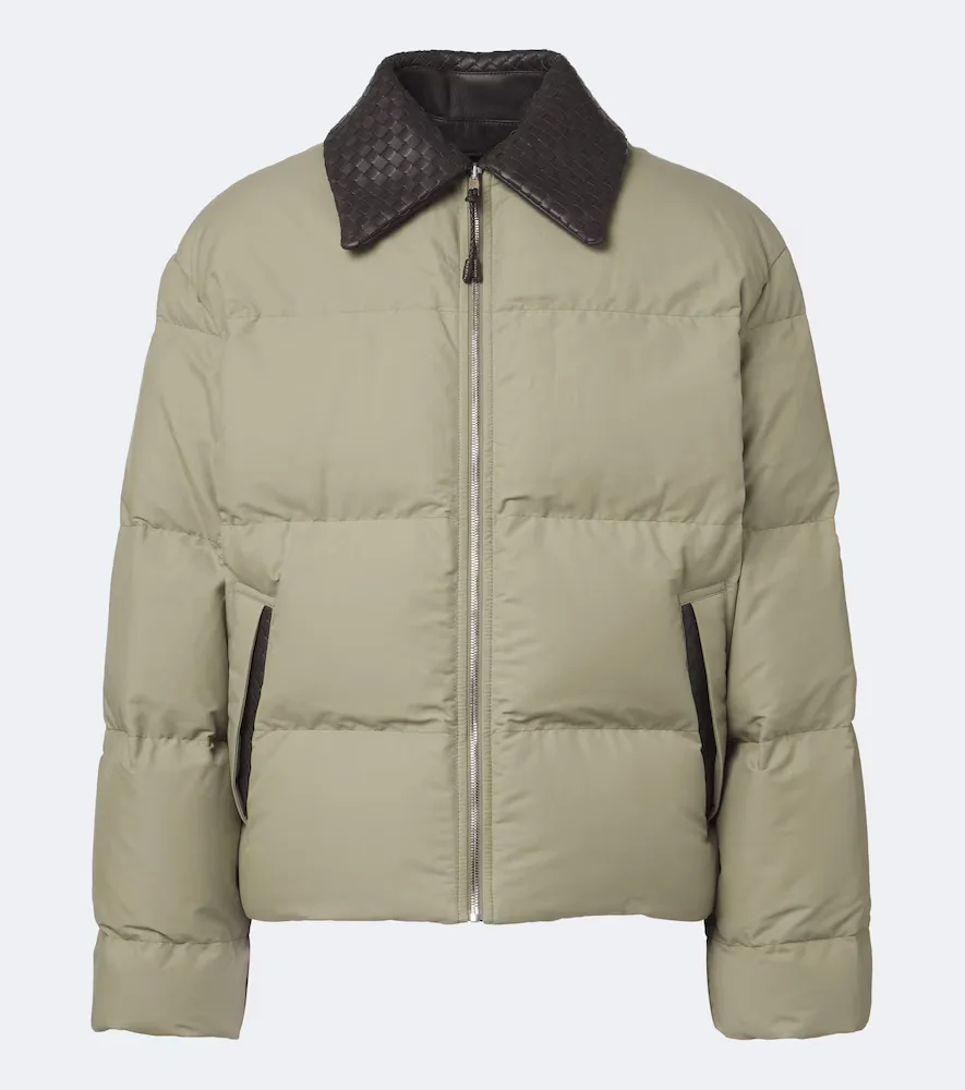 Intrecciato Cotton-Blend Down Jacket by Bottega Veneta