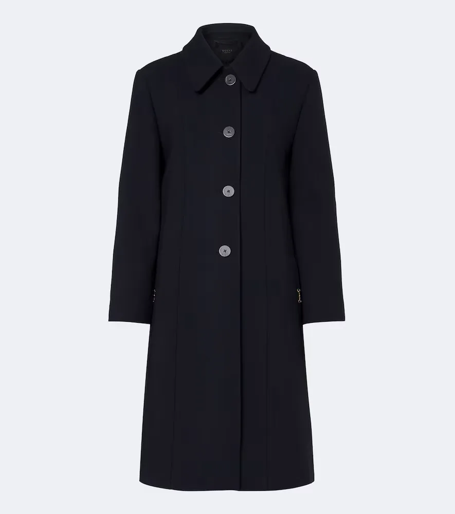 Horsebit Wool Coat