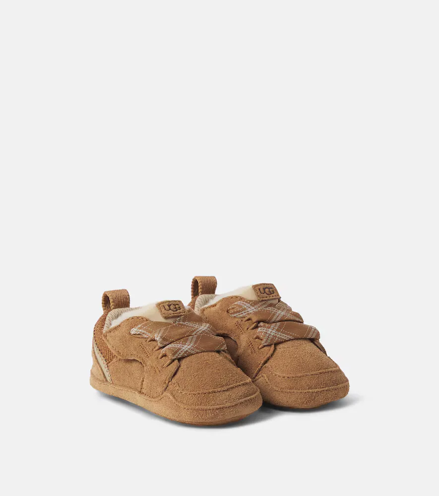 Baby Lowmel Shearling-Lined Suede Sneakers by UGG