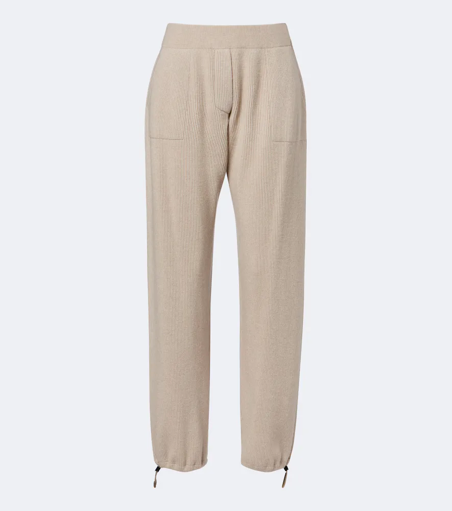 Wool, Cashmere, and Silk Straight Pants by Brunello Cucinelli