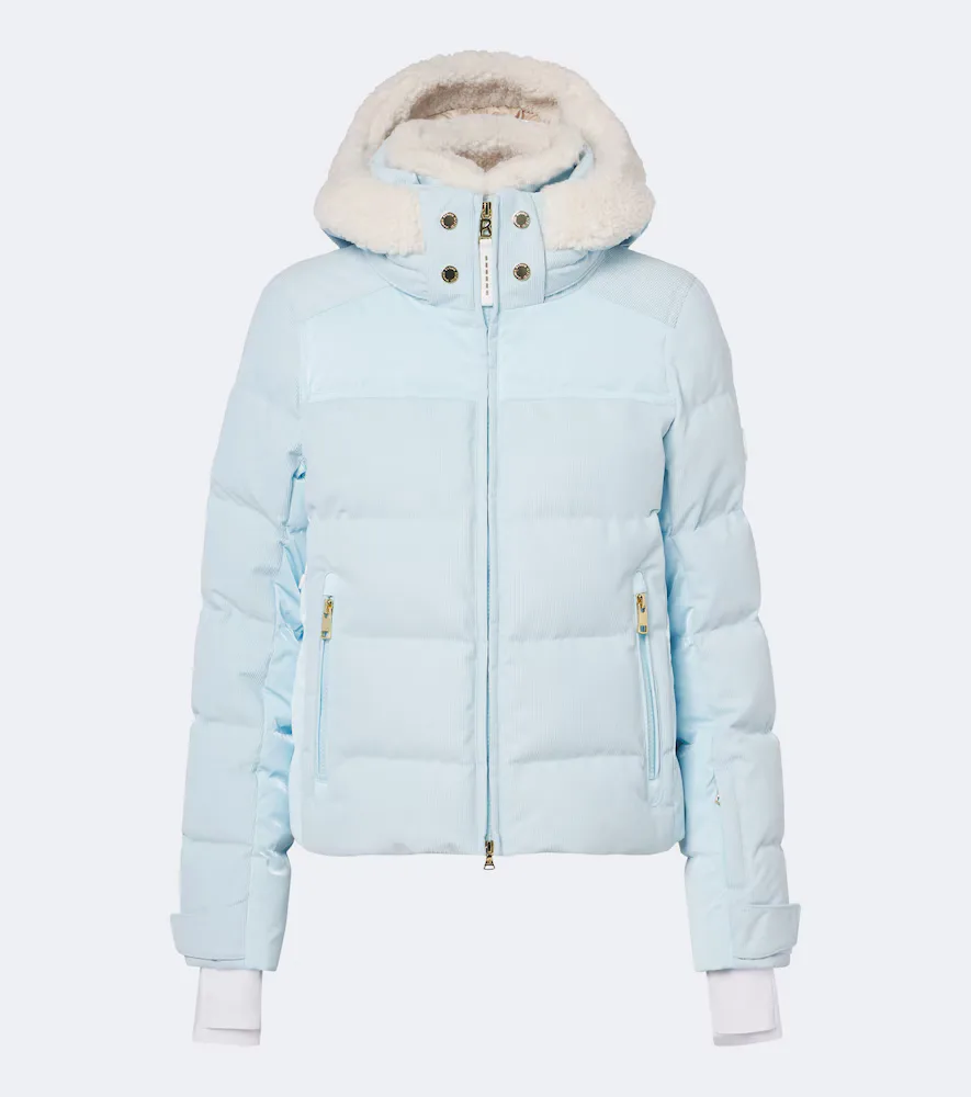 Minud Shearling-Trimmed Down Ski Jacket