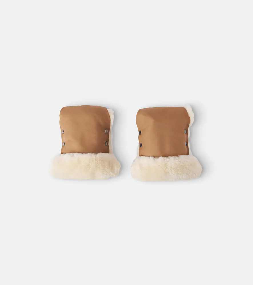 Buggy Shearling-Lined Mittens by Binibamba
