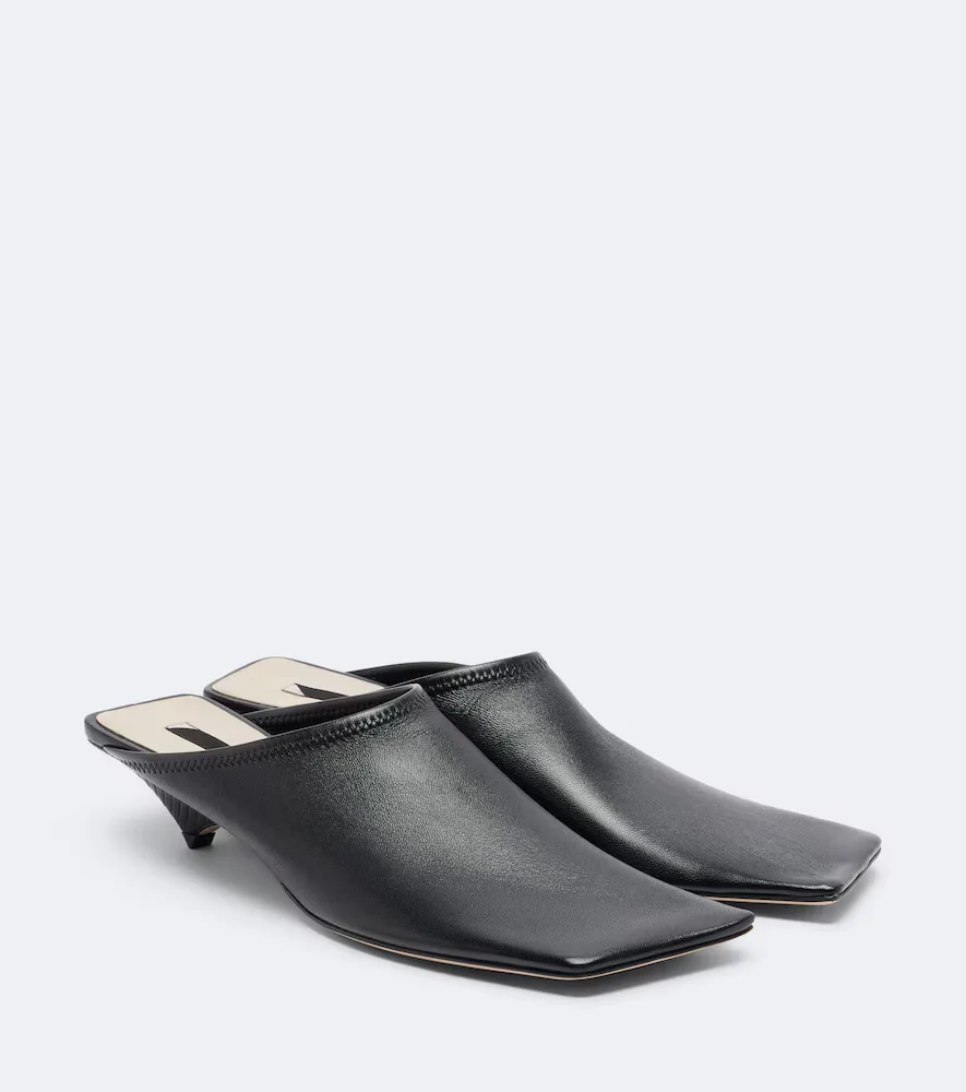 Edge Leather Mules by Christen