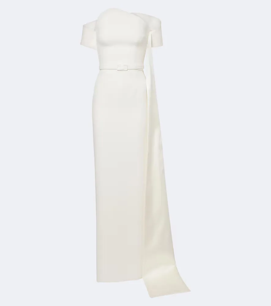 Bridal Giorgia Crêpe Gown by Safiyaa