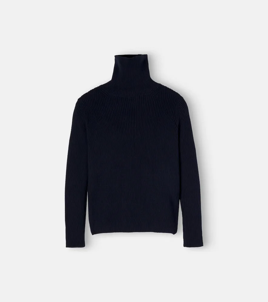 Cotton Turtleneck Sweater by Il Gufo