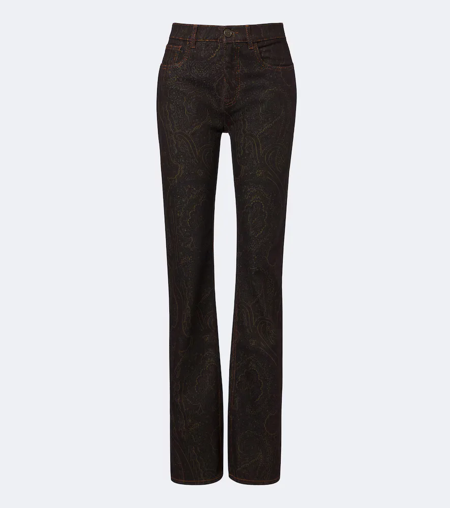 Paisley Straight Jeans