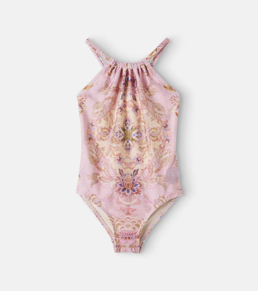 Echo Printed Swimsuit by Zimmermann