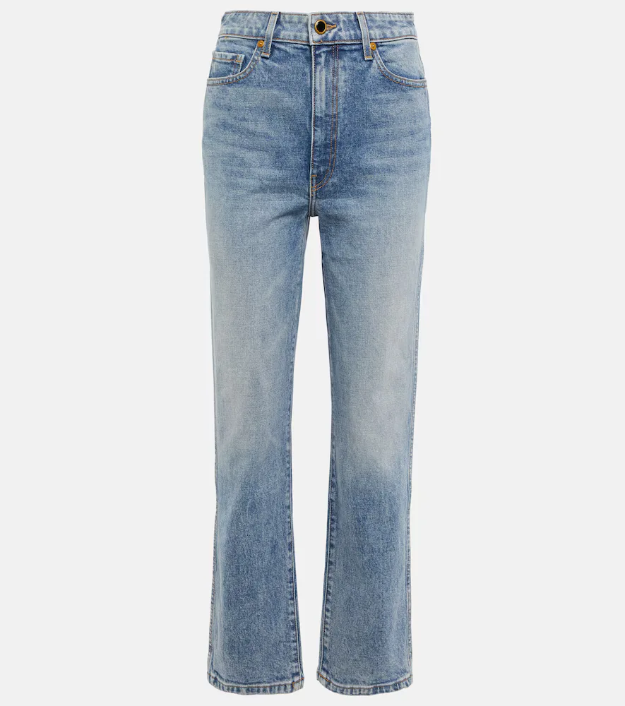 Abigail High-Rise Straight Jeans by Khaite