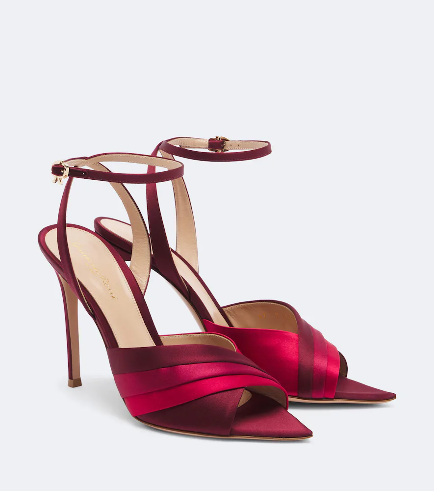 Gianvito Rossi Satin Sandals by Gianvito Rossi