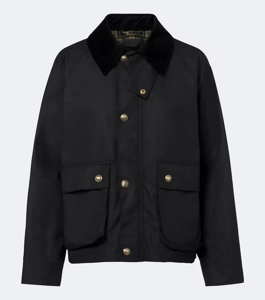 Brinley Corduroy-Trimmed Cotton Jacket by Nili Lotan