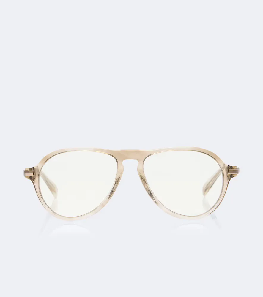 Sartorial Sunset Aviator Glasses by Brunello Cucinelli