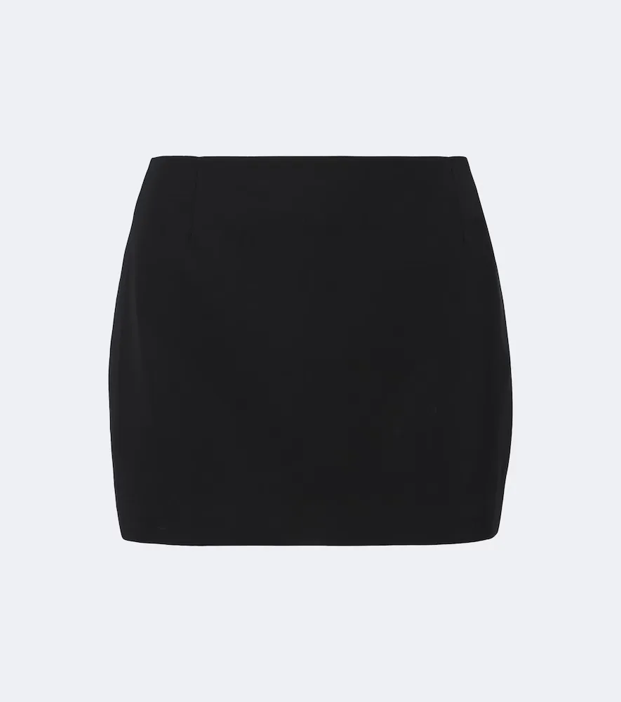 Virgin Wool Miniskirt by Wardrobenyc
